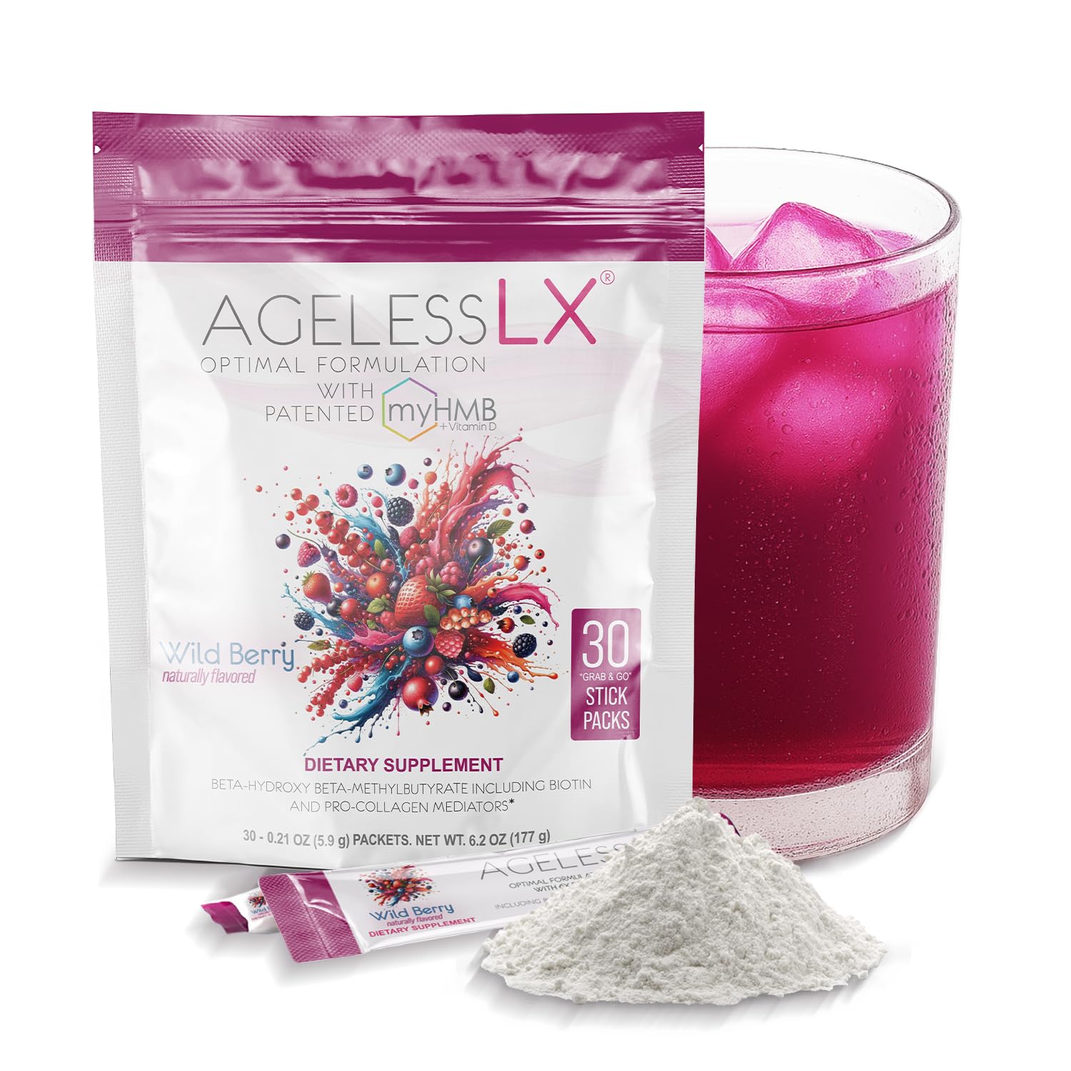 Amazon.com: AgelessLX Powder Supplement for Women - with HMB